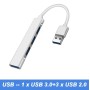 Концентратор USB 4-Port HUB 3.0/2.0
