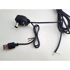 Шнур с ТВ-штекером и USB OD3.5/3 метра