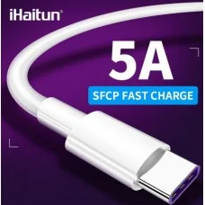 Шнур USB 5A Type-C  (1м) быстрый заряд